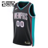 Barn Memphis Grizzlies Tröja Skräddarsydda Nike 2025-26 Classic Edition Svart Swingman